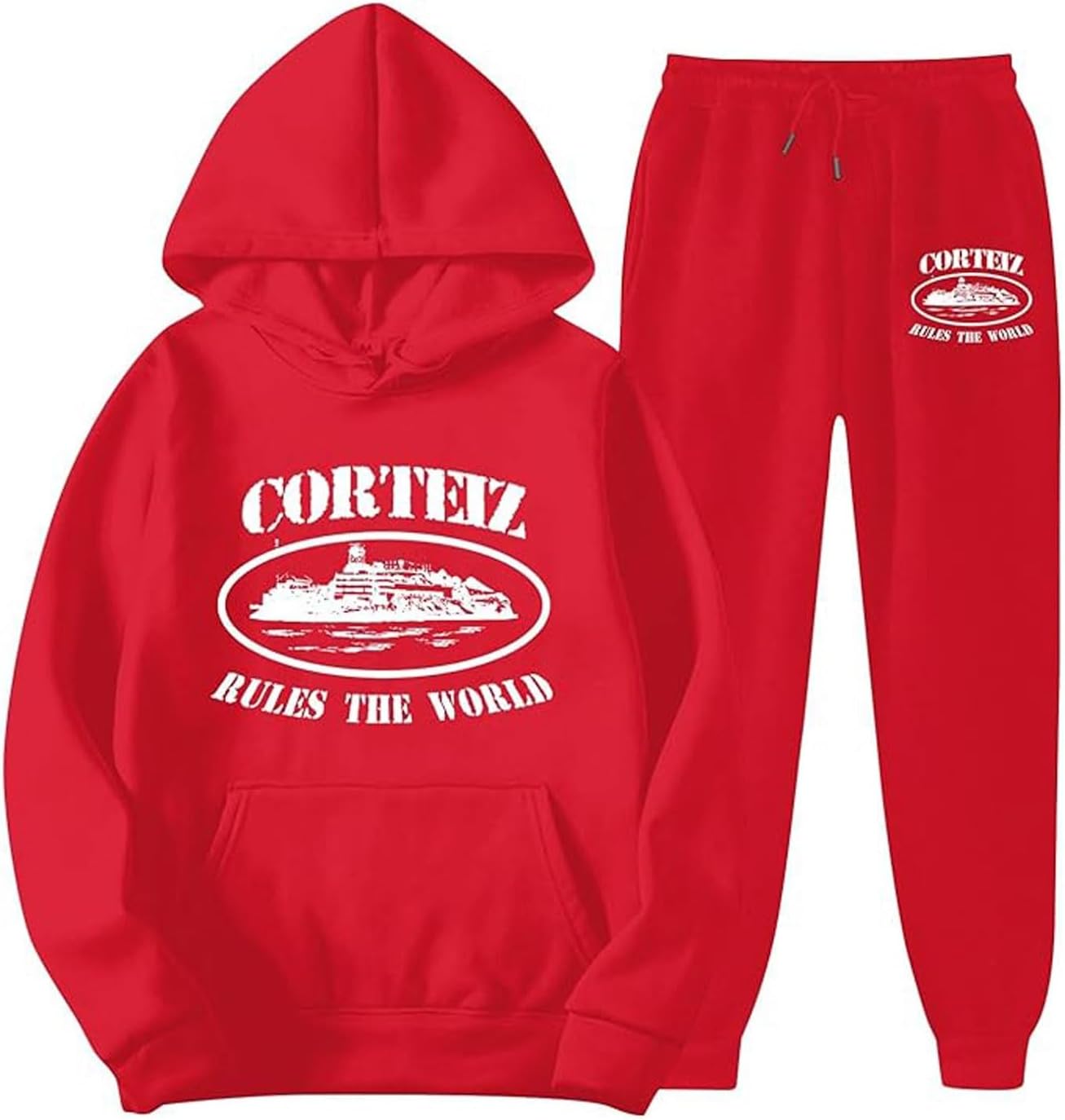 Alcatraz Corteiz Tracksuit Red || Season Sale is Live || Corteiz