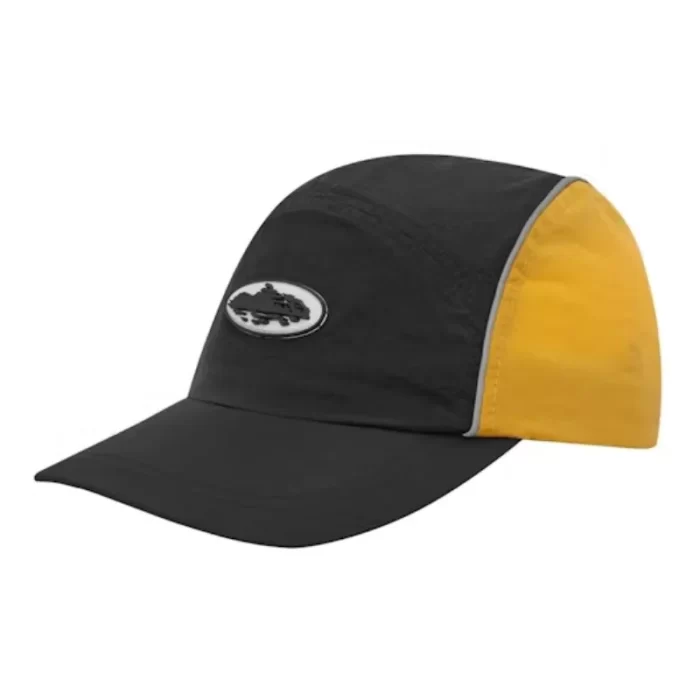 Casquette Corteiz Feather Noir Jaune