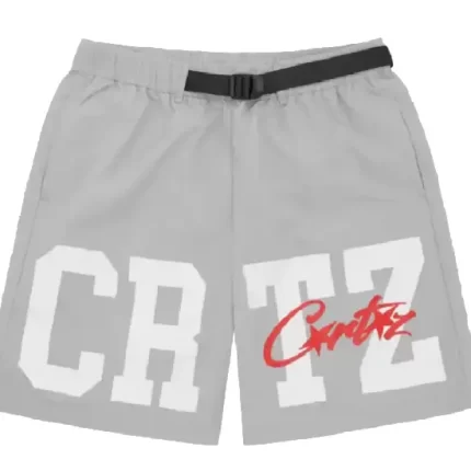 Corteiz Crtz Nylon Shorts Gray 1