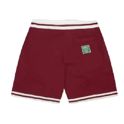 Corteiz Deala Knit Shorts Burgundy 1