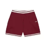 Corteiz Deala Knit Shorts Burgundy 2