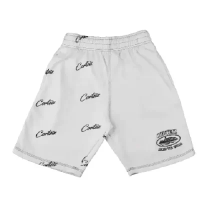 Corteiz Division 20 Shorts White